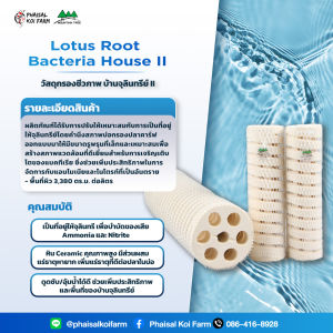 วัสดุกรองชีวภาพ บ้านจุลินทรีย์ II 1 กล่องมี 1 ชิ้น