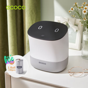 Mini Trash Can with Cover for Table Desktop Trash Bin Minimalist 1.5L Compact (ECOCO by renemos)