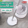 Cây Lau Nhà Thông Minh - Lau Sạch Mọi Ngóc Ngách Trong Nhà - Chổi Lau Nhà Tự Giặt, Tự Vắt, Tự Động Tách Nước Bẩn - Công Nghệ Vắt Ly Tâm - Bảo Hành 12 Tháng - Hoàn Tiền 100% Nếu Không Hài Lòng. 