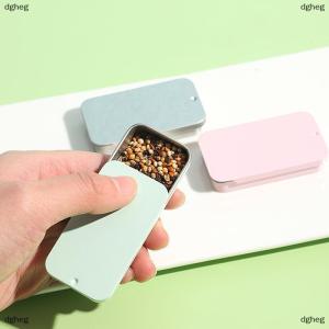 [COD] dgheg Tinplate Box Slide Lid Push Pull Box Drawer Balm Box Portable Box Mini Aromatherapy Jar Candy Small Iron Box Gift Box