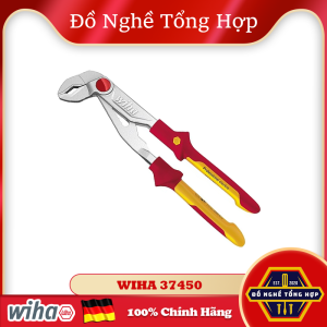 Kìm Mỏ Quạ/ Kìm Kẹp Ống 250mm Cách Điện 1000 Volt WIHA 37450 [Chính hãng Đức/ Germany]
