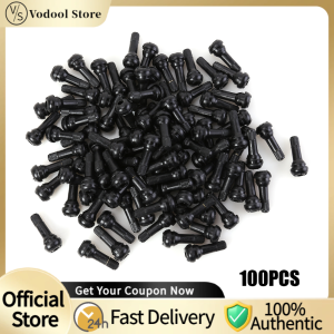 【24Hours Shipped】100pcs TR-413/414 Snap In Short Black Rubber Valve Stems TR413 Tubeless Valves