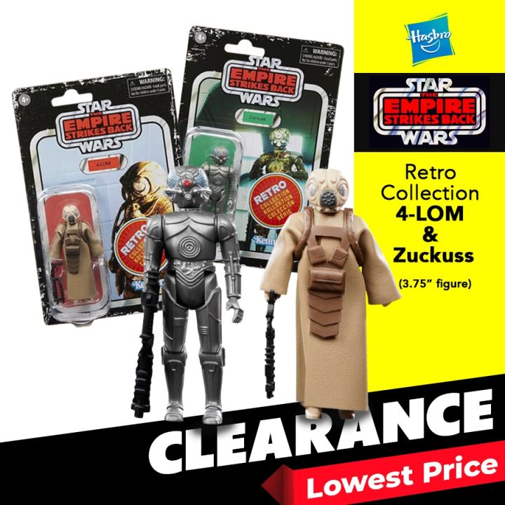 Star Wars 4-LOM Zuckuss Retro 2 Pack 3.75 Action Figure Hasbro Official Stock e
