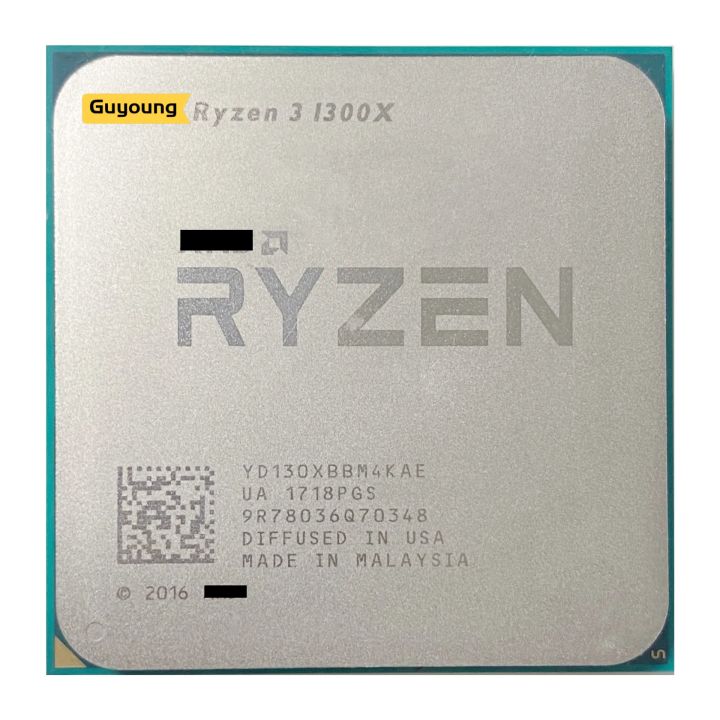 YZX Ryzen 1300X R3 1300X GHz Quad-Core Quad-Thread CPU