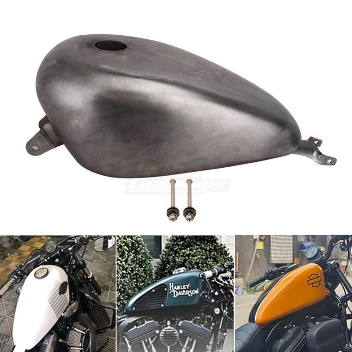 Unpainted 3.7 Gal (14L) Gas Fuel Tank For Harley Sportster XL883 1200 Carb Models 2004-2006
