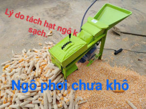 Máy Tách Hạt Ngô Mini Tách Bắp Ngô Khô