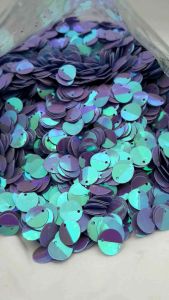 SEQUIN RAMBOCI PAYET MOTIF DOLLAR TEKUK WARNA KUNING MANGGA PER 10 GRAM