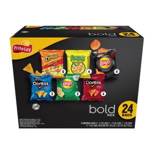 Lays Bold Mix Party Size Variety Pack Chips Snacks - 24 bags