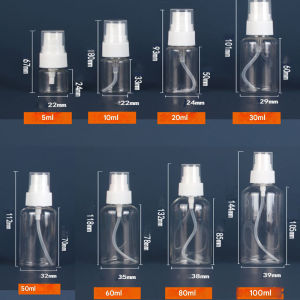 Chai xịt nhựa trong suốt - Bình tưới nước bên nhỏ 5/10/20/30/50/60/80/100Ml di động và có thể áp dụng-CA666