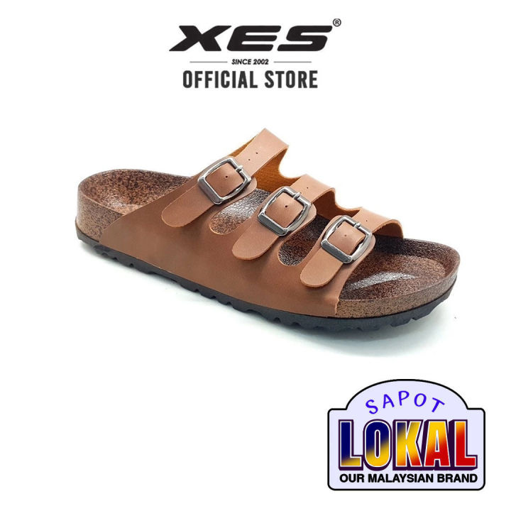 XES%20BSLM61084%20Ladies%20Slip%20On%20Sandals%20(%20Black%20/%20Brown%20/%20Grey%20)%20-%20Image%203