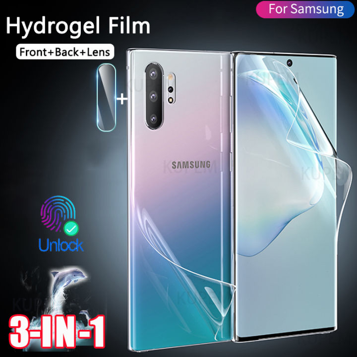 in Hydrogel Film For Samsung Note 10 plus front +back film