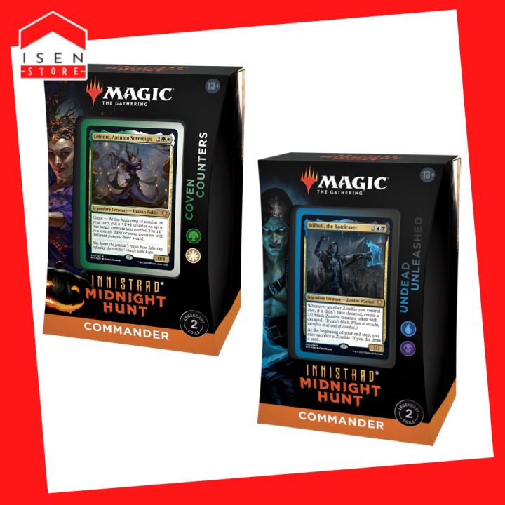 Magic The Gathering MTG Innistrad Midnight Hunt Commander Deck Undead Unleashed, Coven