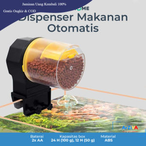 TaffHOME Dispenser Makanan Ikan Aquarium Automatic Food Timer - GA-300D - Yellow