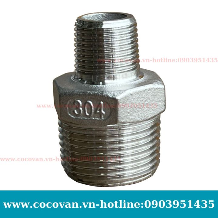 Kép giảm inox 304 (kép thu inox 304) tại shop COCOVAN,hai đầu ren giảm ...