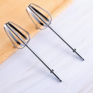 Electric Egg Beater Stirring Hook Stainless Steel Durable Handheld Egg Whisk Mixing Stick 16cm