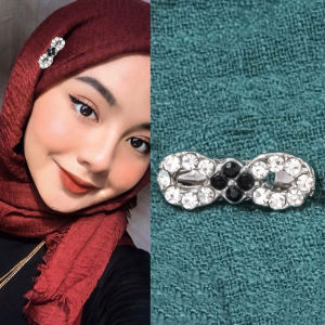 Bros Dagu Korea / Hijab / kebaya / krudung / Aksesoris Hijab / model angka delapan mata (CM 287)