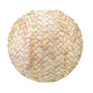 HENGI Handmade Round Paper Lanterns Foldable Imitation Bamboo Woven Festival Lantern Traditional Rustic Hanging Lanterns Birthday