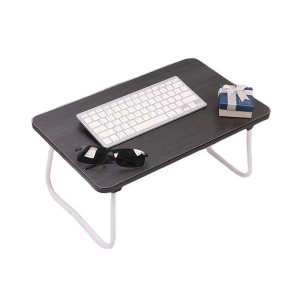 H27.5cm โต๊ะอเนกประสงค์ โต๊ะคอม โต๊ะวางโน๊ตบุ๊ค แบบมีที่วางแก้ว พร้อมช่องเสียบการ์ด ขนาดเล็ก พับเก็บได้ พกพาสะดว โต๊ะวางโน๊ตบุค