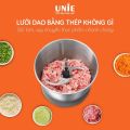 Máy Xay Các Loại Thực Phẩm Gia Đình Mini, Máy Xay Thịt UNIE UE-228, Chất Liệu Inox 304 Siêu Bền Không Lo Han Gỉ, Công Suất Lên Tới 300W, Độ Ồn 55DB Vô Cùng Êm Ái, Mô Tơ Từ Đồng 100% Và Trang Bị Rơ Le Tự Ngắt Khi Quá Tải. 