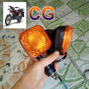 Cặp xi nhan CG CG125 đèn tín hiệu báo rẽ cho xe máy Hàng Đẹp chắc chắn ( giá bán 2 cái trái phải )