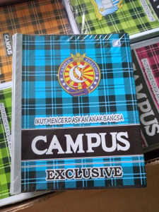 BUKU TULIS CAMPUS EXCLUSIVE 58 LEMBAR 1 PACK / BUKU CAMPUS / PERLENGKAPAN SEKOLAH