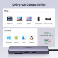 UGREEN 7 in 1 Type C Hub with 4K@60HZ USB C to HDMI RJ45 SD TF Card Reader 3 USB 3.0 Ports for iPhone 15 Pro, ipad mini 6,ipad pro 2021,Huawei Matebook 13,Lenovo Thinkpad T480s,Samsung20. 