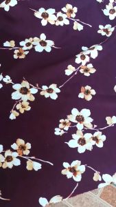 Kain Woolpeach Monalisa Motif Premium - Harga setengah meter.