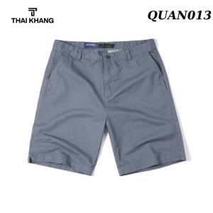 quần short kaki nam  THÁI KHANG vải cotton 100% dày mềm QUAN01