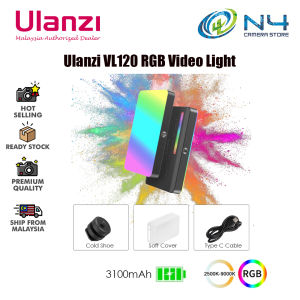 Ulanzi VL120 RGB LED Video Light Mini LED 2500K-9000K Photography Fill-in Light Dimmable CRI95+ 20 Lighting Effects