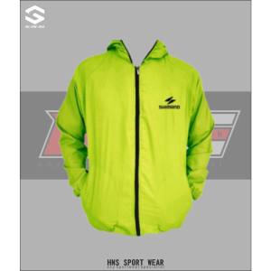 Promo Jaket Parasut Shimano Waterproof Jacket Parasut Hoodie Olahraga Running Jogging Pria Wanita Jaket Murah