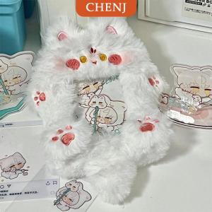 [COD] CHENJ ที่ใส่บัตรรูปกระต่ายนุ่มนิ่มน่ารักสำหรับผู้หญิงกระเป๋าใส่บัตรรูปสำหรับนักเรียนนักศึกษาบัตรห้อยจี้รูปสัญลักษณ์