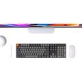 Keychron K10เกมไร้สายคีย์บอร์ดแบบกลไก/ขนาดเต็ม/เค้าโครงสหรัฐอเมริกา/ไฟ LED สีขาว/Gateron G Pro สวิทช์ทางกล/ใช้ได้กับสายและบลูทูธไร้สาย/เมาส์ Mac Windows (Gateron G Pro แกนกลไกสีแดง). 
