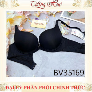 Áo lót nữ Bon Bon Áo lót có gọng mút dày ~4cm dây lưng phối ren BV35169.