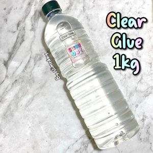 CLEAR GLUE 1KG / BAHAN SLIME