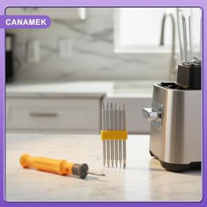 【CANAMEK】 12 in 1 Screwdriver Head Set Handheld Repair Tool Kit Multifunctional Design for Home Office Furniture Electronics
