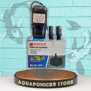 Pompa Aquarium Celup Water Pump Kandila KD 103 Low Watt 25 W Tanpa Kuras Hidroponik Aksesoris Submersible Kolam Air Aquascape Air Terjun Produk Original Murah