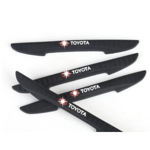 Car Door Bumper Rubber Anti-collision Stickers 4Pc Accessories Strip Anti Scratch Protection Sticker