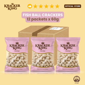 KrackerKing Fish Ball Crackers [12 pkts x 60g]