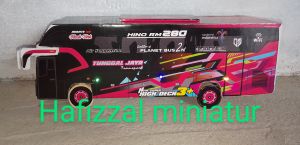 MINIATUR BUS MAINAN ANAK VARIASI LAMPU