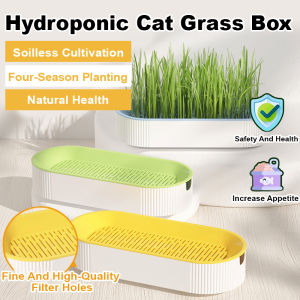 Cat Grass Box Hydroponic Set Planting Separation Grass  Cat Snack Boxes