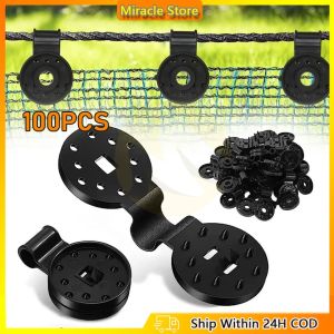 100pcs Sun Shade Net Clip Greenhouse Sunblock Fabric Clamps Sunshade Net Fixing Clip Garden Tool