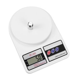 Cân tiểu ly điện tử mini nhà bếp Kitche Scale Cân điện tử mini độ chính xác cao định lượng 0.1Gr đến 5000Gr Tặng kèm 2 pin AAA