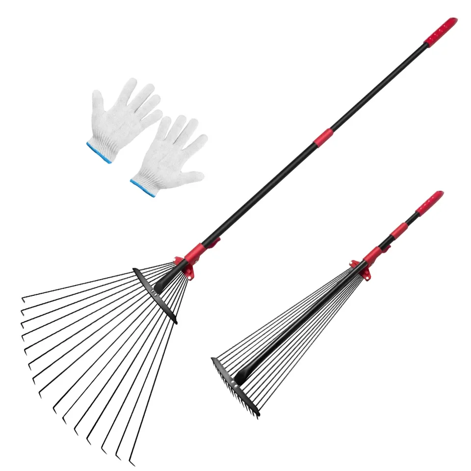 Folding garden store rake