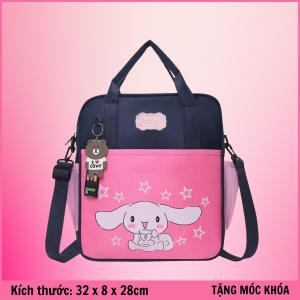 Túi học thêm trẻ em chống thấm nước có dây đeo chéo đeo sau lưng quai xách cho bé trai gái học sinh tiểu học BBG0753