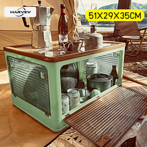 Car trunk storage box foldable storage box organizer multifunction car trunk organizer box storage transparent 40L