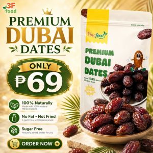 Premium Dubai Dates - Organic Healthy Dried Fruit Snacks with No Added Sugar - 100G/250G