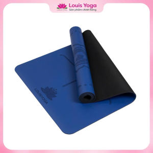 Thảm tập yoga cao su BASIC - chính hãng LOUIS YOGA - [TẶNG TÚI ĐỰNG] - Chất liệu cao su chống thấm chống trơn chống trượt