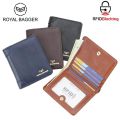 Royal Bagger RFID Vintage Short Wallets for Men Genuine Leather Card Holder Simple Thin Bifold Wallet 3001. 
