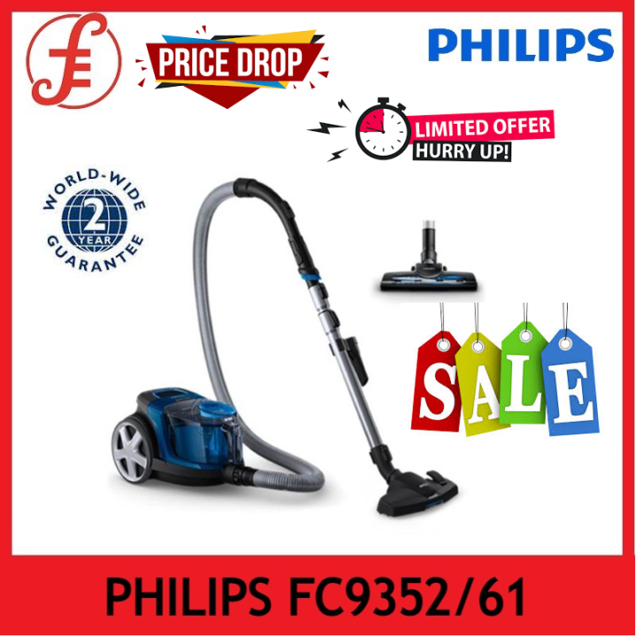 Philips FC9352/61 1900W PowerPro Compact Bagless TVC2200 vacuum