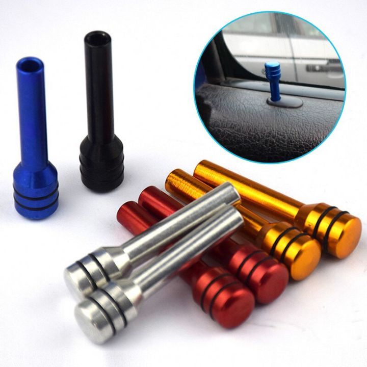 Car Security Door Lock Pins 5 Colors Aluminum Alloy Doorslot Button
